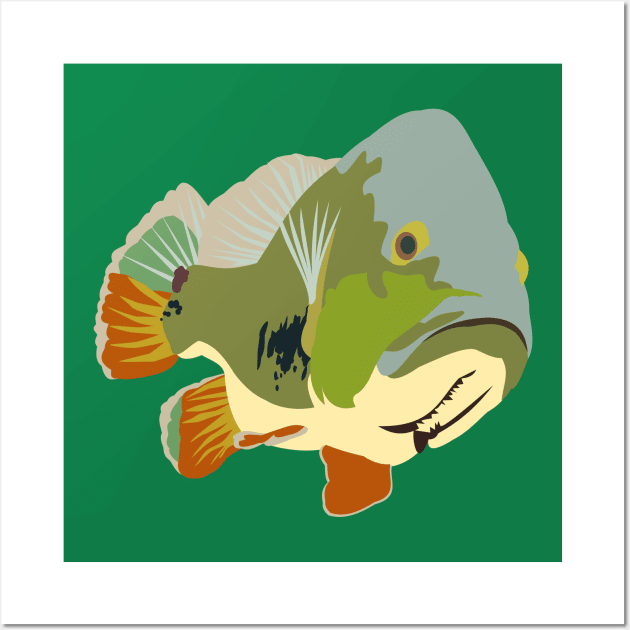 Peacock Bass Wall Art by stargatedalek